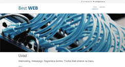 Desktop Screenshot of bestweb.sk