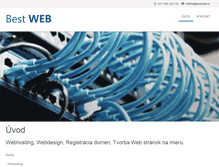 Tablet Screenshot of bestweb.sk