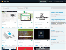 Tablet Screenshot of bestweb.lt